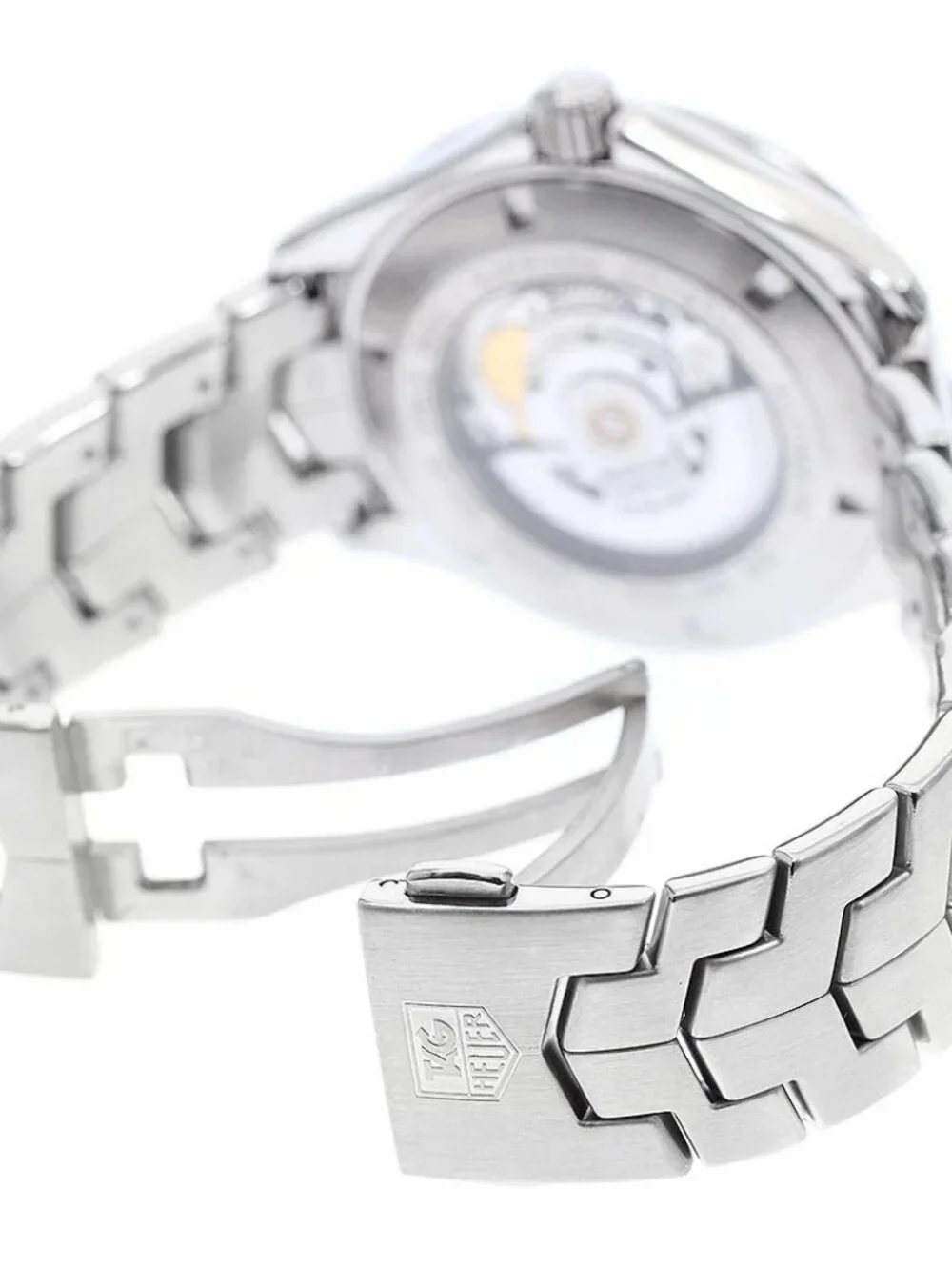 TAG HEUER Link WAT2011 Day date Silver Dial Automatic Men's Watch_971156